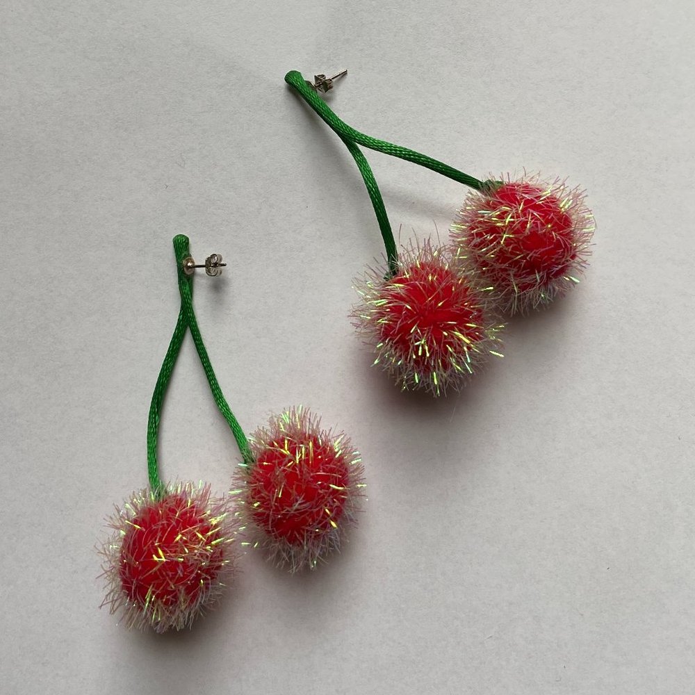 DadyBones Iridescent Cherry Bomb Earrings